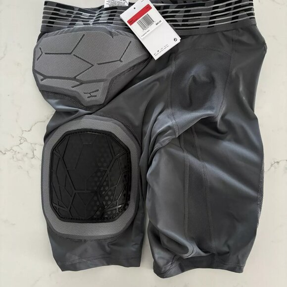 Nike Men’s Size L & 2XL Pro Hyperstrong Football Padded Tights Grey AQ07… - Picture 2 of 7